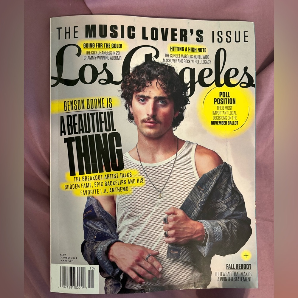 Benson Boone magazine